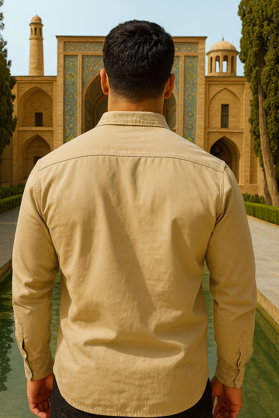 پیراهن کتان کجراهexi-day