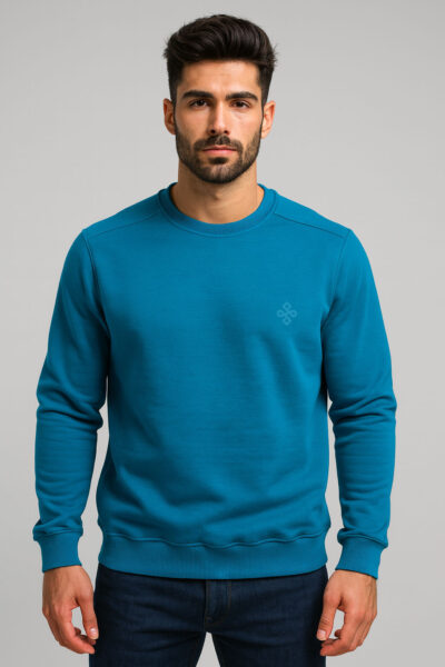 بلوز یقه گرد دیاکو  سبز آبی